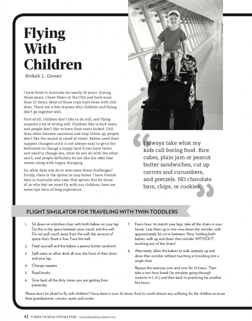 Flying with Children