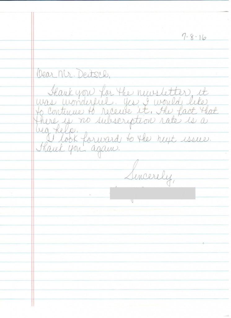 Scanned letter page 1