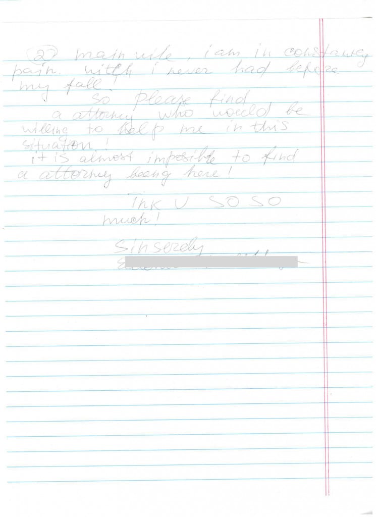 Scanned letter page 2