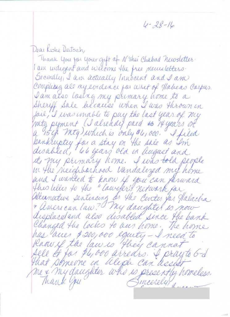 Scanned letter page 1