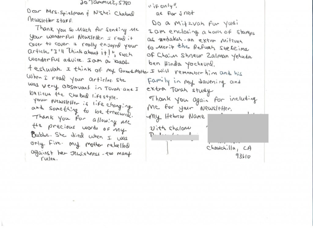 Scanned letter page 1