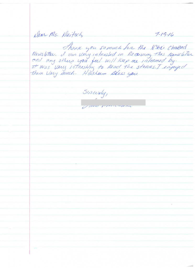 Scanned letter page 1