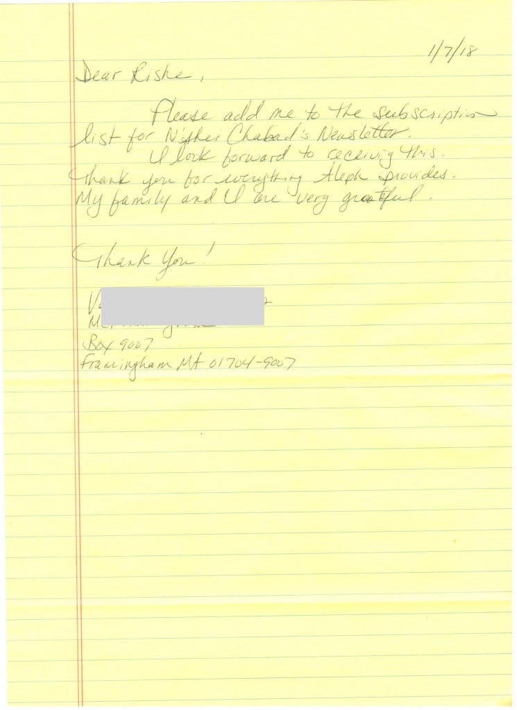 Scanned letter page 1