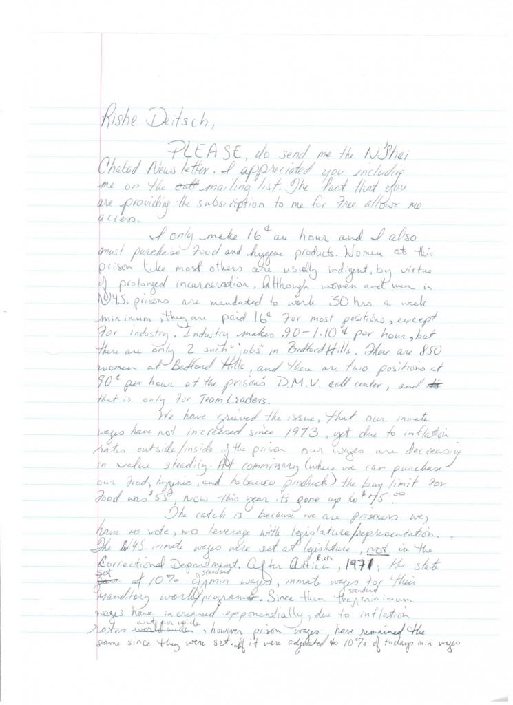 Scanned letter page 1