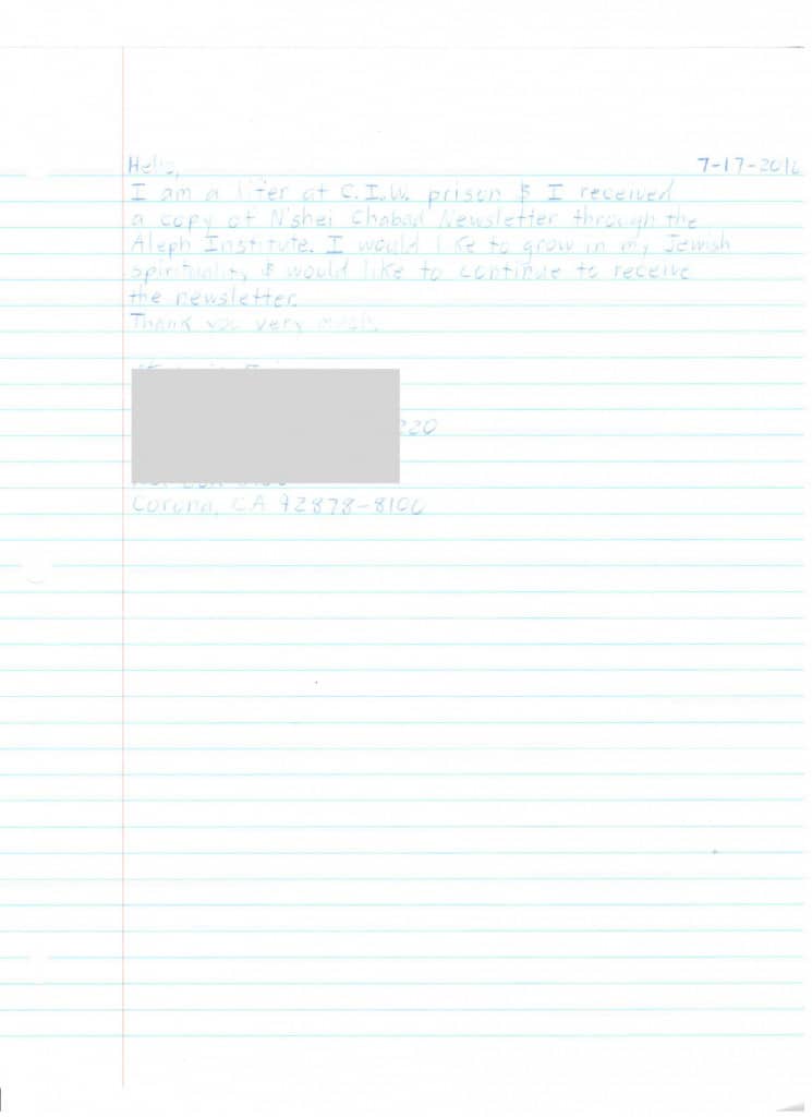 Scanned letter page 1