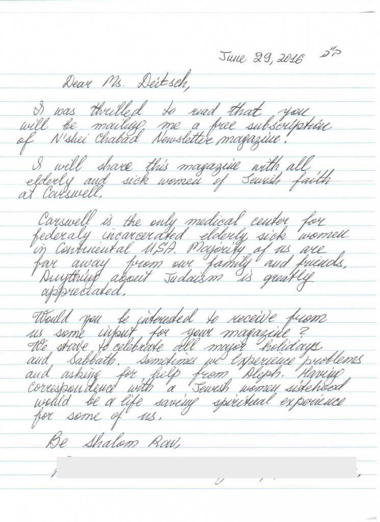 Scanned letter page 1