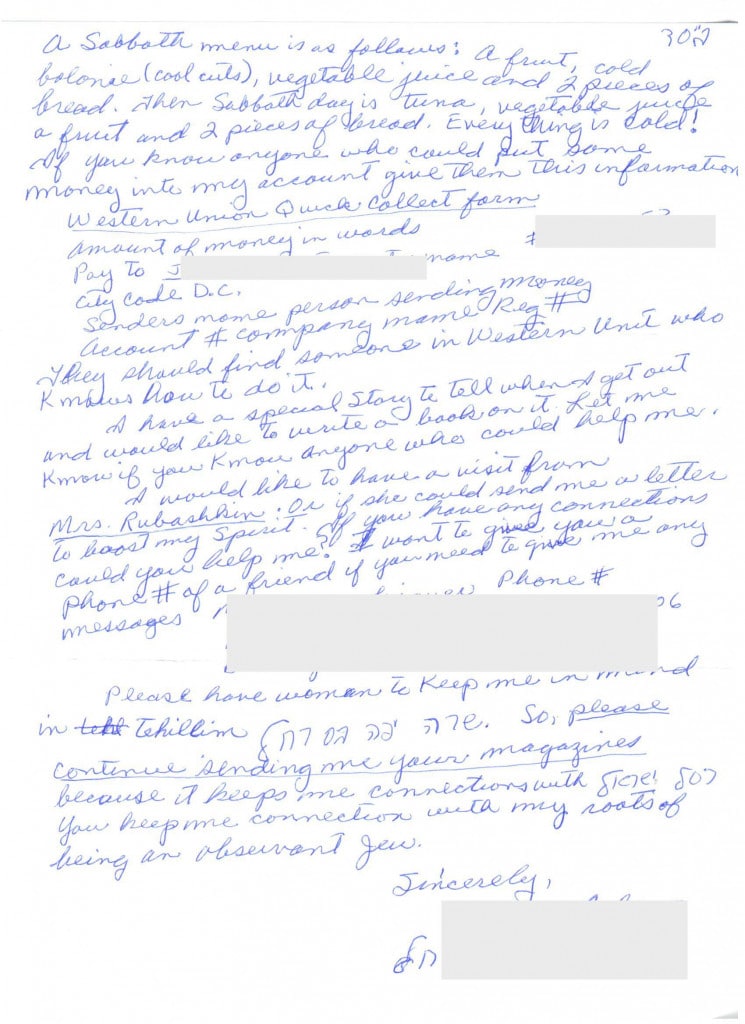 Scanned letter page 2