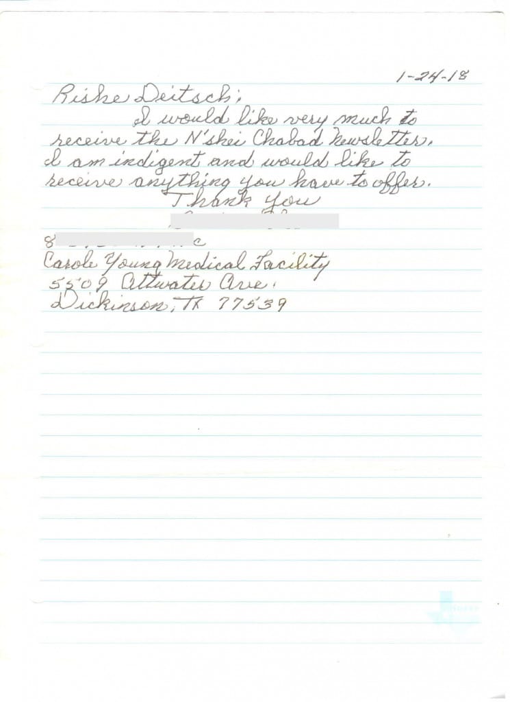 Scanned letter page 1