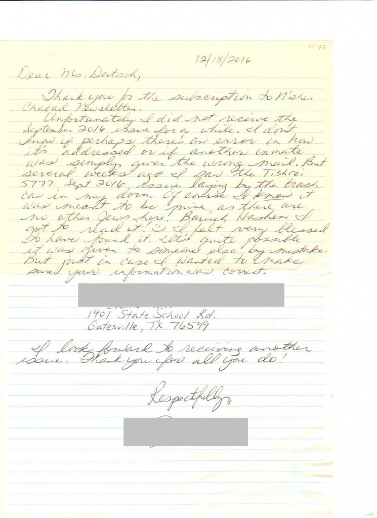 Scanned letter page 1