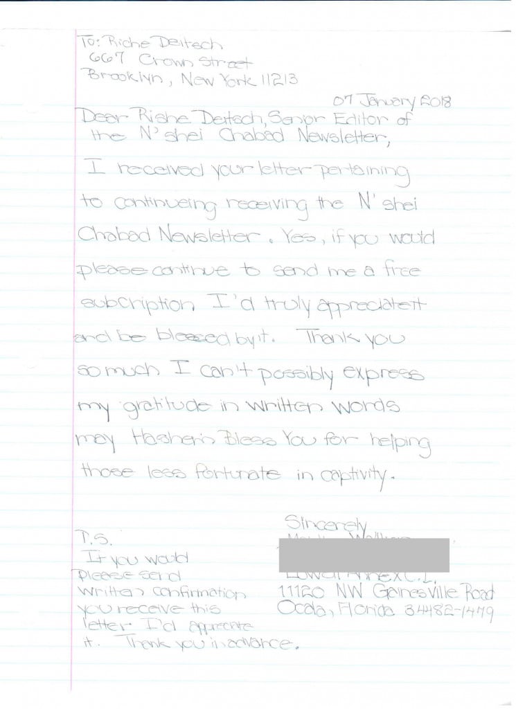 Scanned letter page 1