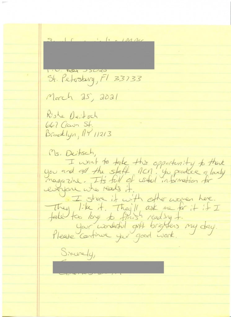 Scanned letter page 1